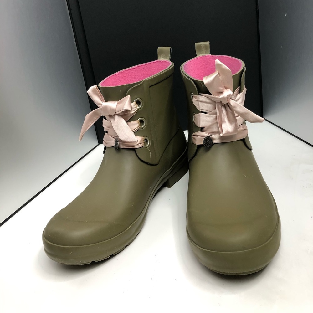 Odd Molly Low Tide Rainboot Green Rubber